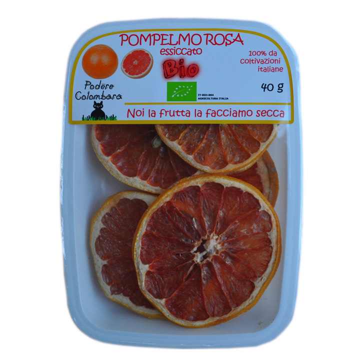 pompelmo rosa essiccato bio